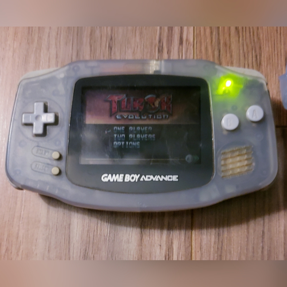 Nintendo Game Boy Advance Vintage- Translucent Gray w/ Game & Accessories - Picture 4 of 8